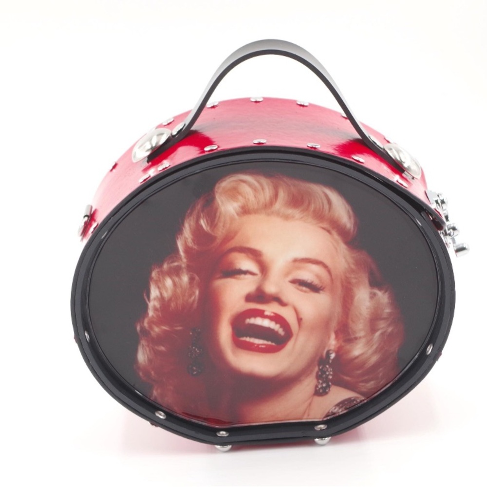 Handmade Retro Vintage style Round Purse-Marilyn Monroe & Pin-Up Design